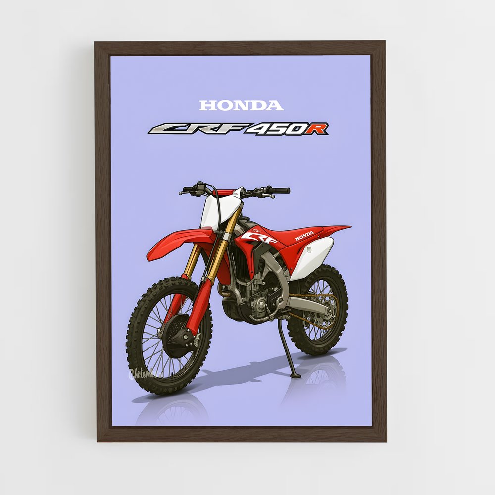 ap-honda crf250r-1 cadre Bois foncé
