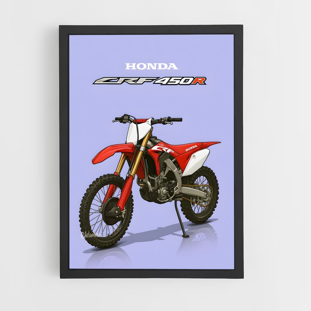 ap-honda crf250r-1 cadre Noir