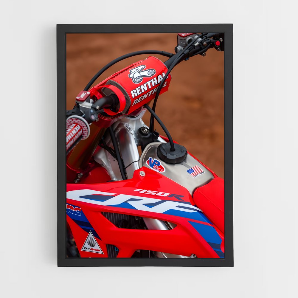ap-honda crf250r-2 cadre Noir