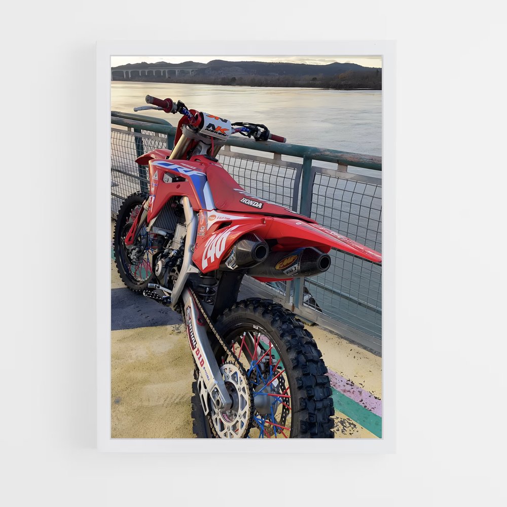 ap-honda crf250r-4 cadre Blanc