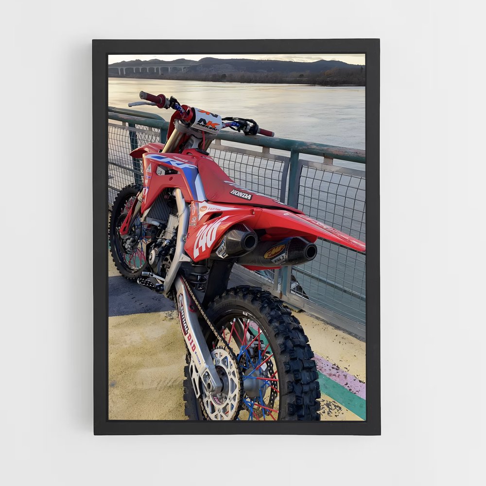 ap-honda crf250r-4 cadre Noir