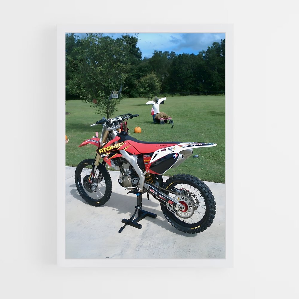 ap-honda crf250r-7 cadre Blanc