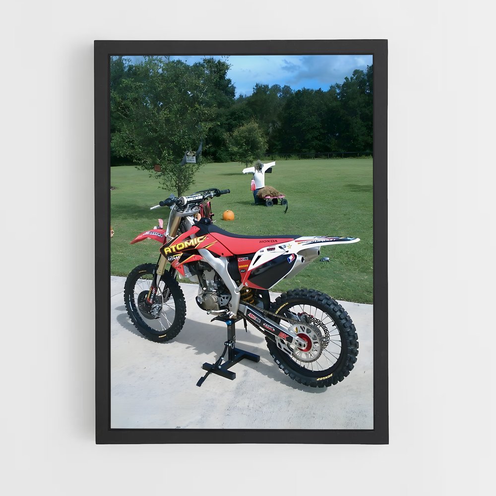 ap-honda crf250r-7 cadre Noir