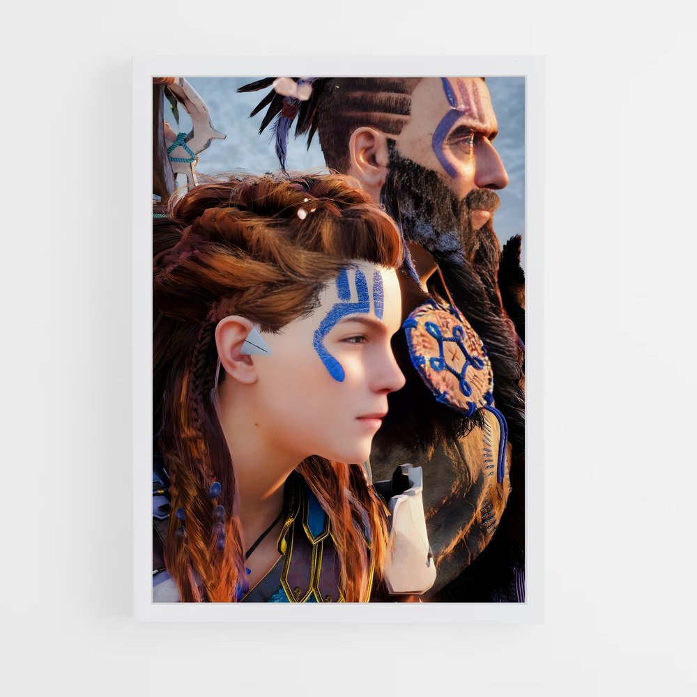 ap-horizon zero dawn-1 cadre Blanc