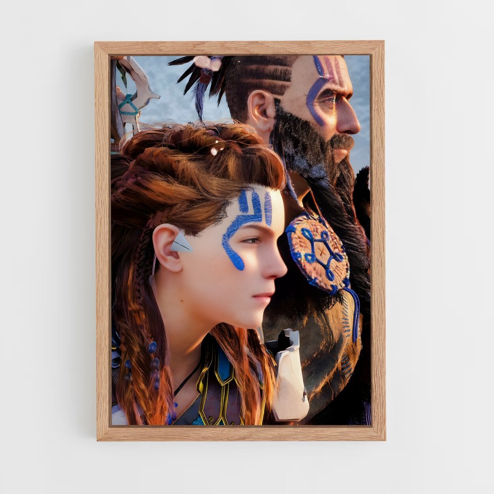 ap-horizon zero dawn-1 cadre Bois clair