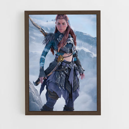 ap-horizon zero dawn-12 cadre Bois foncé