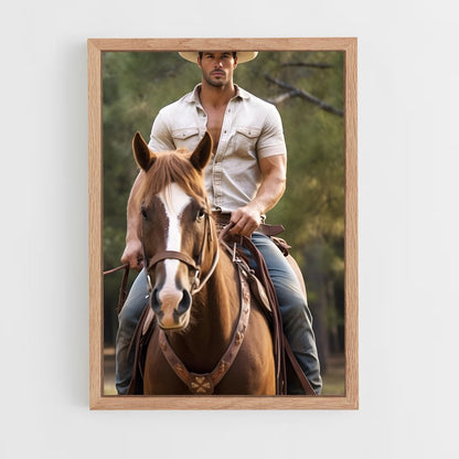 ap-horse-8 cadre Bois clair