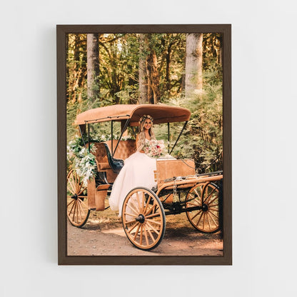 ap-horse carriage-7 cadre Bois foncé