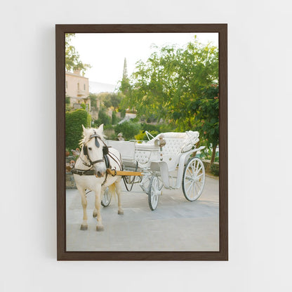 ap-horse carriage-8 cadre Bois foncé