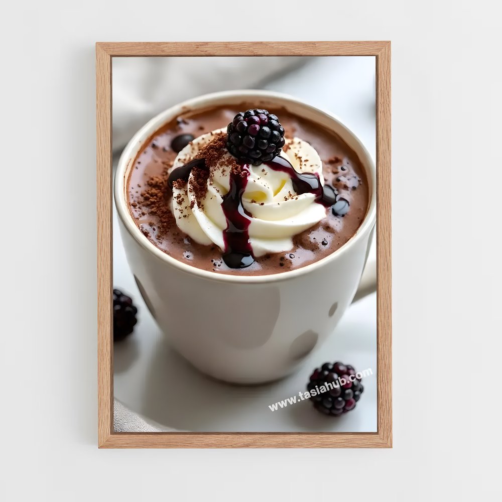 ap-hot chocolate-9 cadre Bois clair