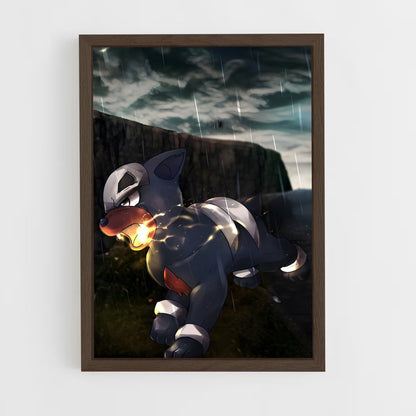 ap-houndour-1 cadre Bois foncé