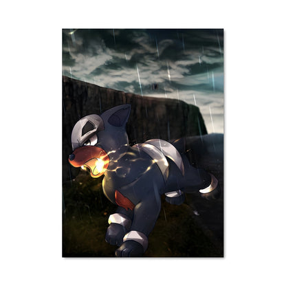 Poster Houndour en Vol