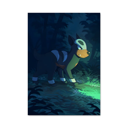 Poster Chien des Bois