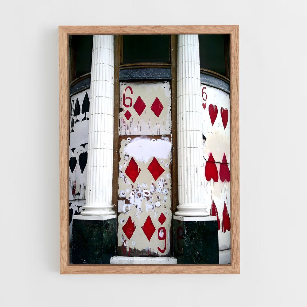 ap-house of cards-2 cadre Bois clair