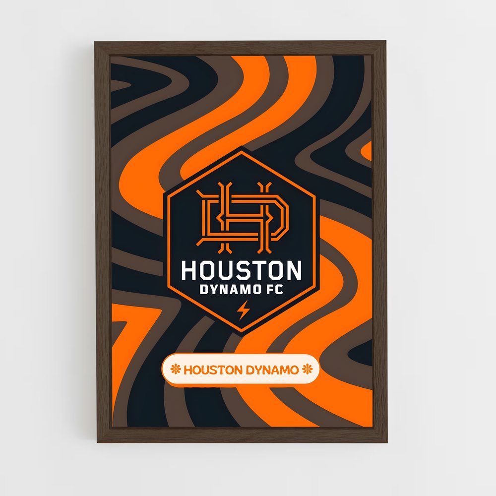 ap-houston dynamo fc-3 cadre Bois foncé