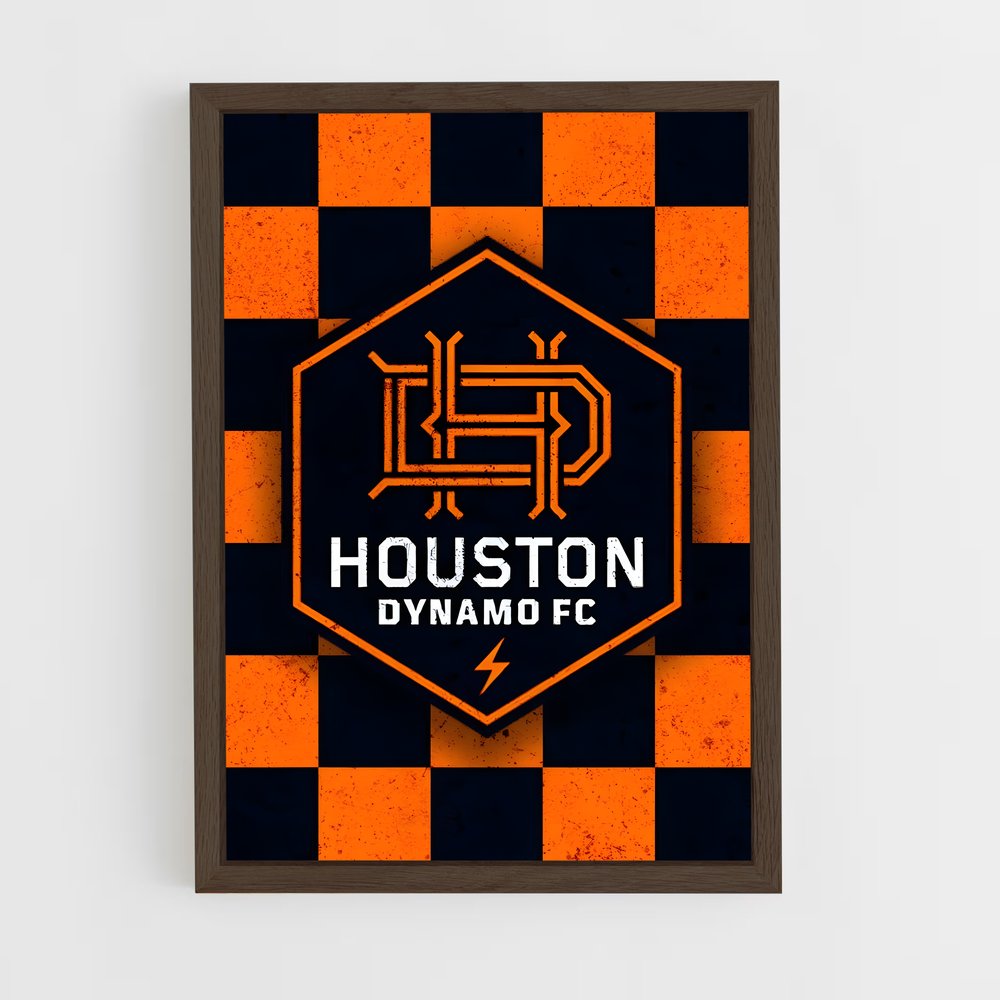 ap-houston dynamo fc-5 cadre Bois foncé