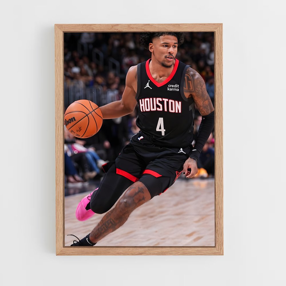 ap-houston rockets-2 cadre Bois clair