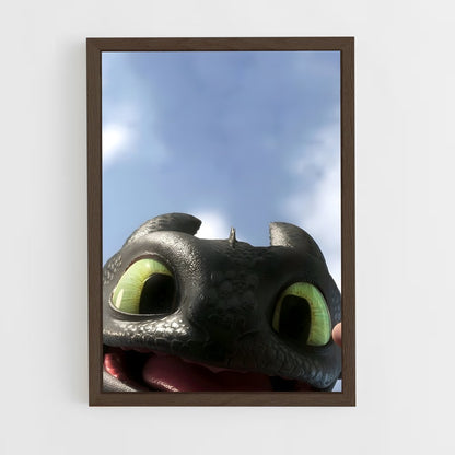 ap-how to train your dragon-1 cadre Bois foncé