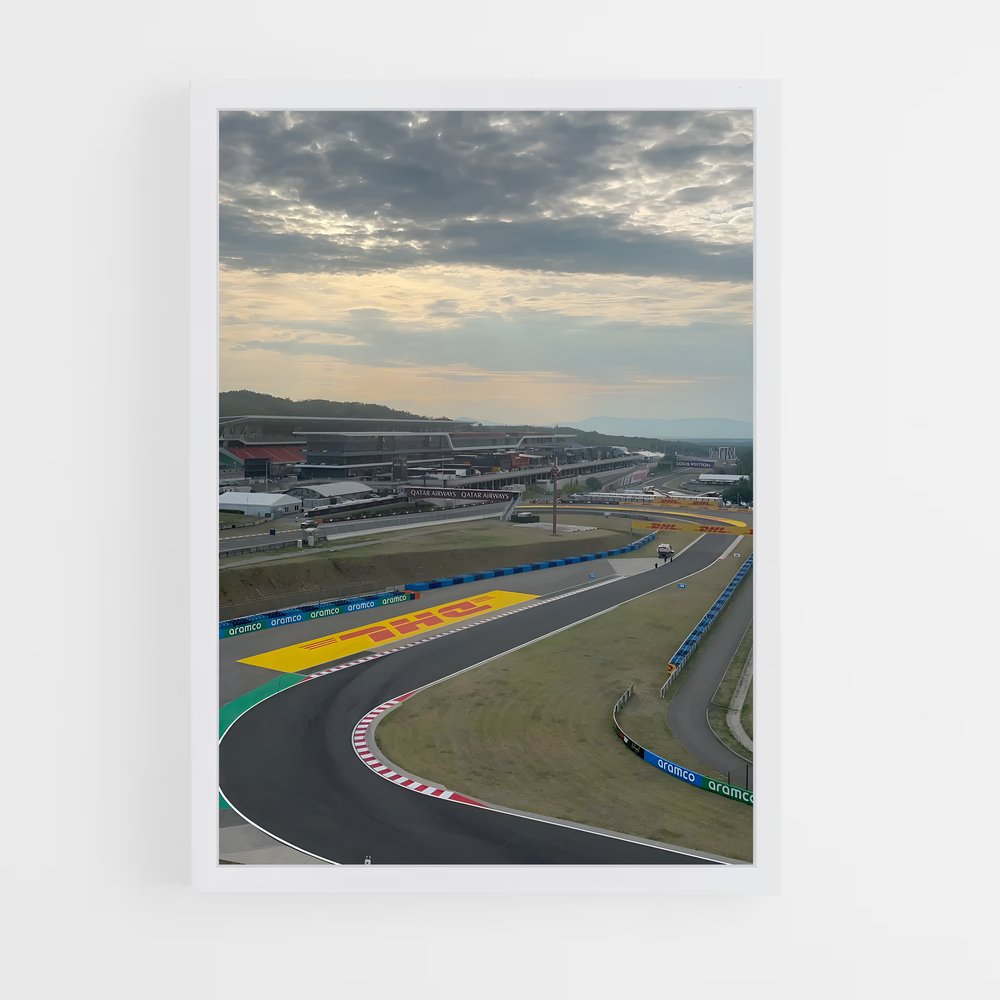 ap-hungaroring hungary-1 cadre Blanc