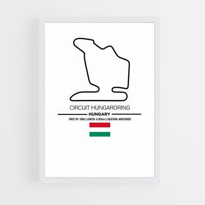 ap-hungaroring hungary-2 cadre Blanc