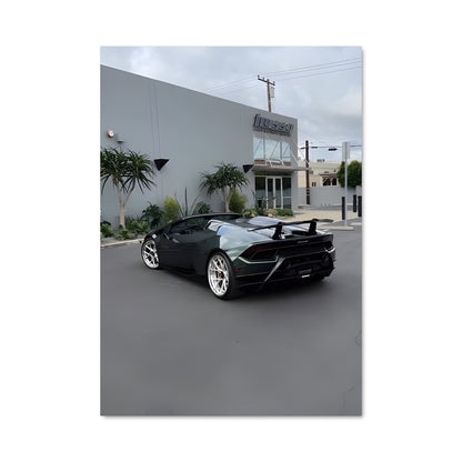 Poster Huracan Noir Performance