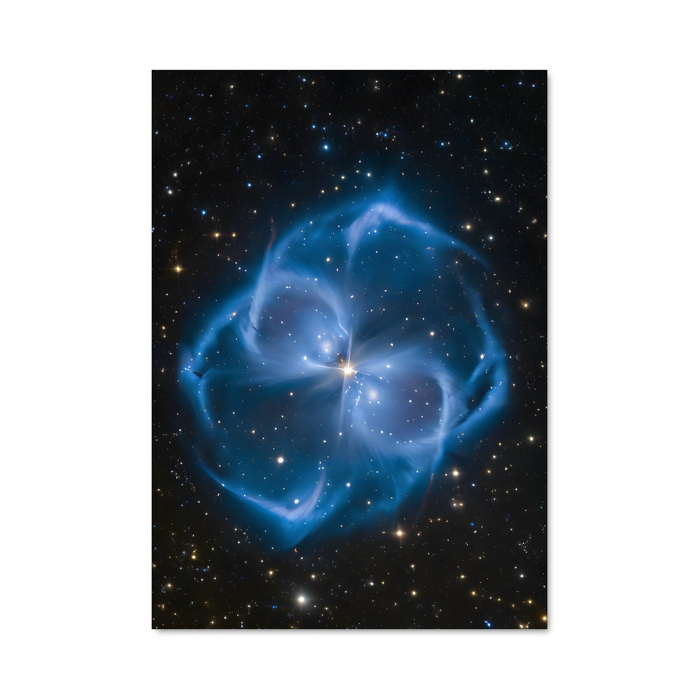 Poster Étoiles Azurées