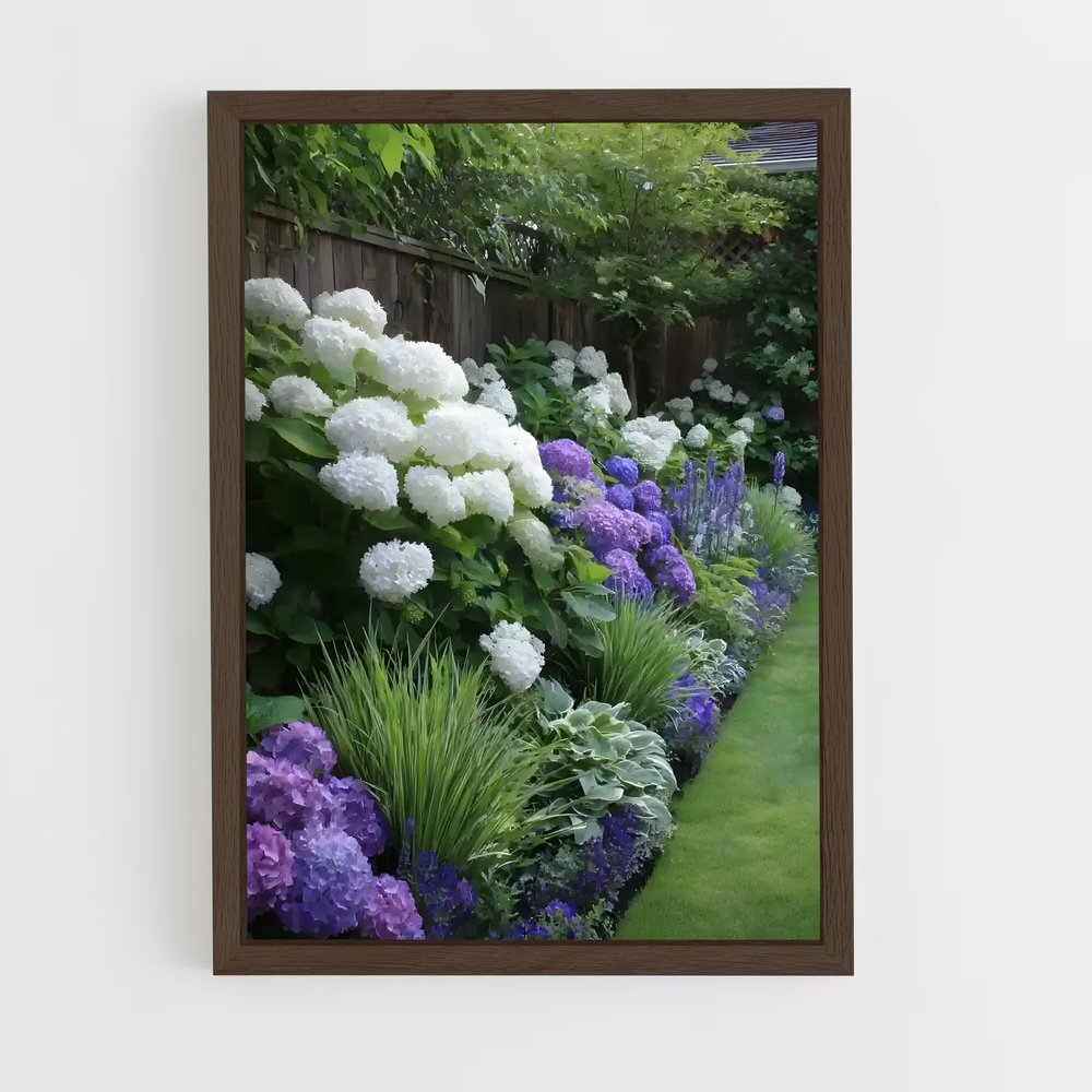 ap-hydrangea-10 cadre Bois foncé