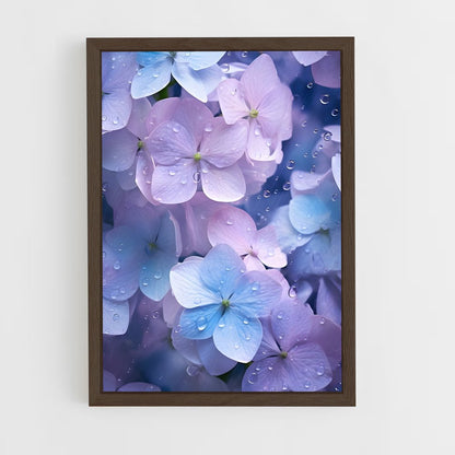 ap-hydrangea-3 cadre Bois foncé