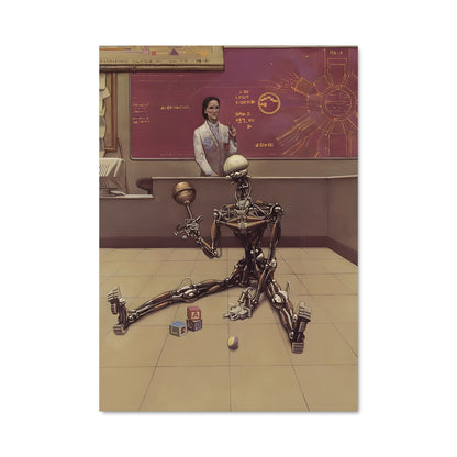 Poster Robot Rêveur
