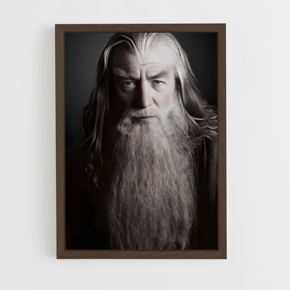 ap-ian mckellen-5 cadre Bois foncé