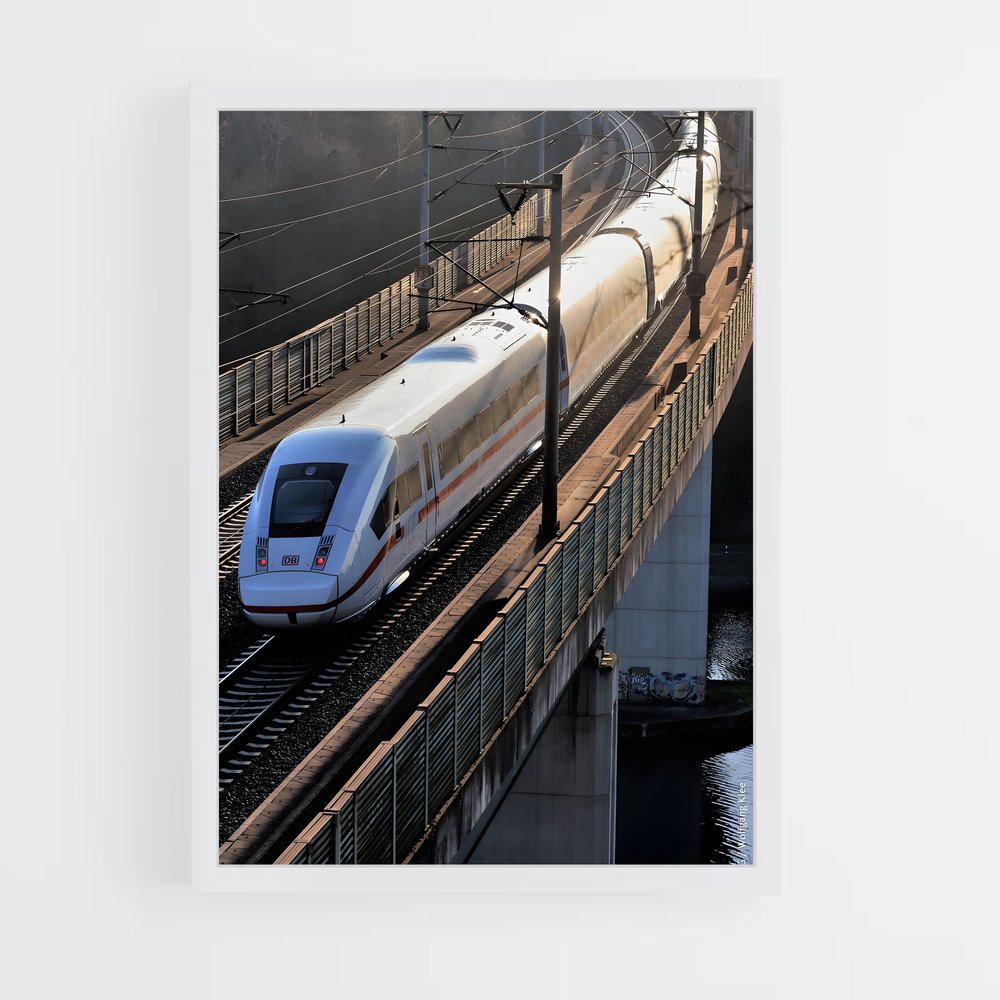 ap-ice deutsche bahn-4 cadre Blanc
