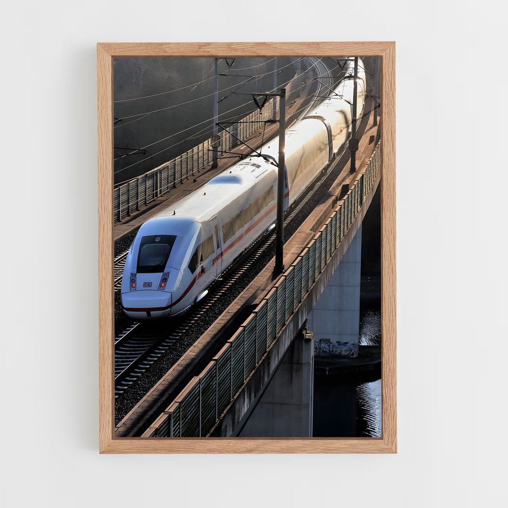 ap-ice deutsche bahn-4 cadre Bois clair