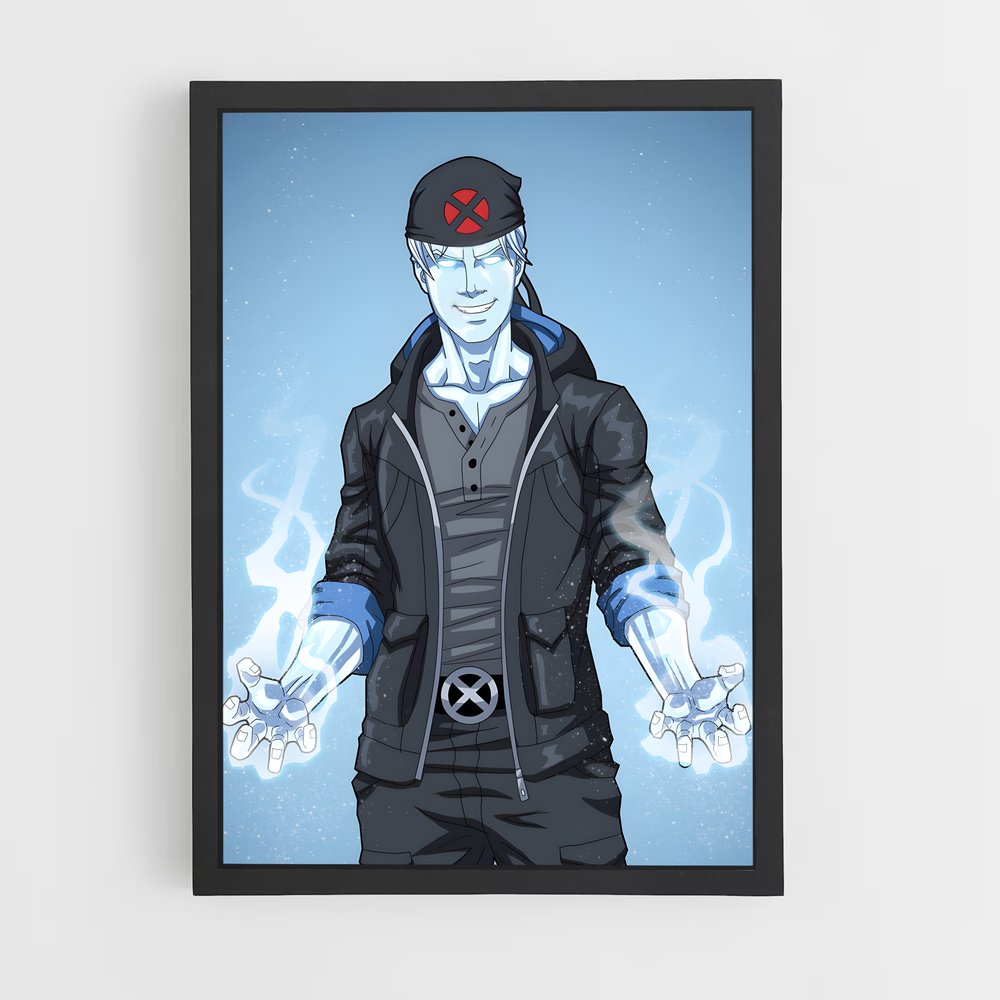 ap-iceman x-men-3 cadre Noir