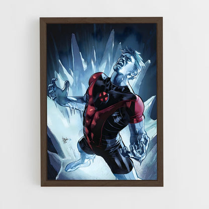 ap-iceman x-men-6 cadre Bois foncé
