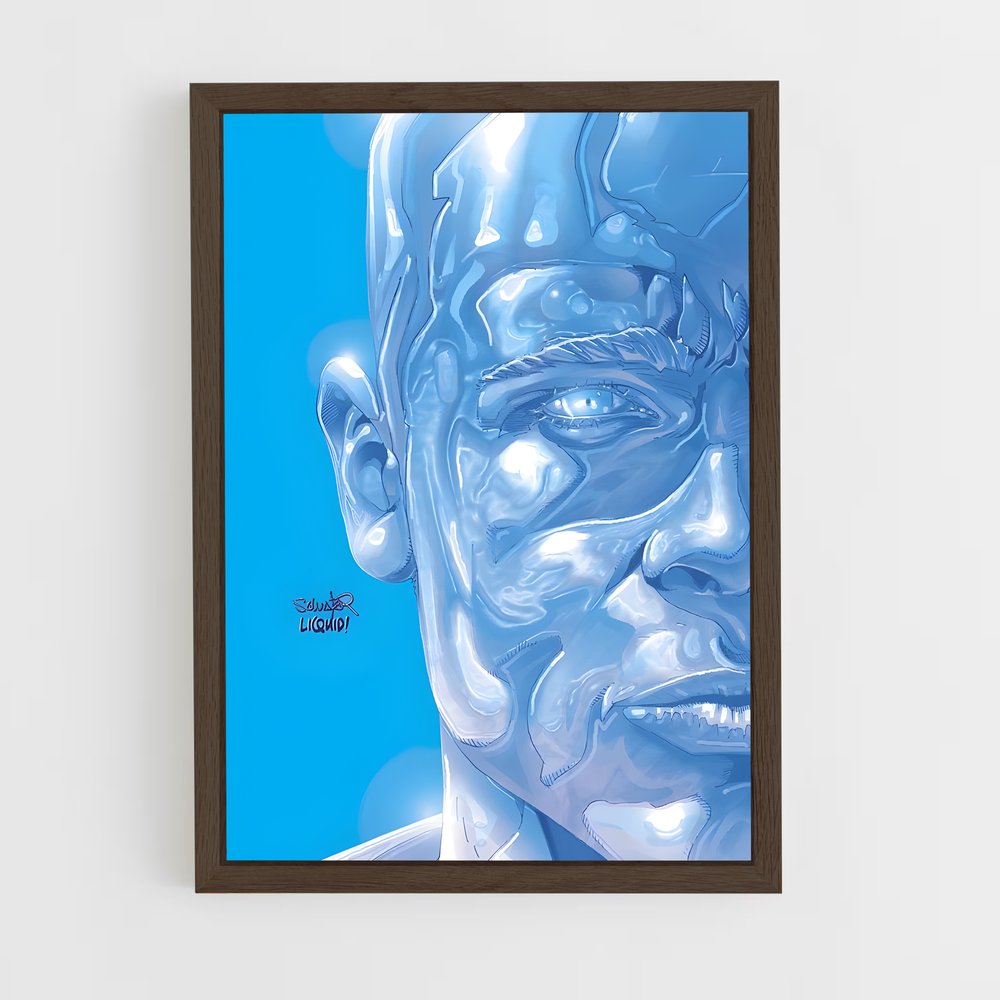 ap-iceman x-men-7 cadre Bois foncé