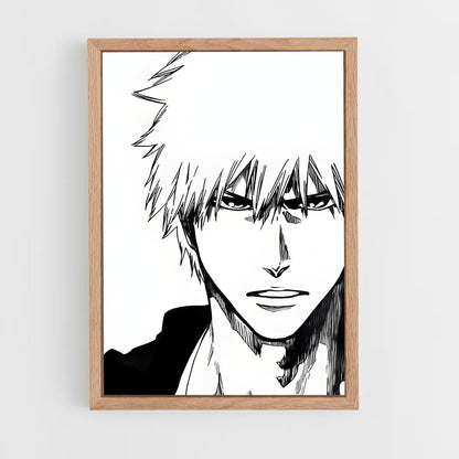 ap-ichigo kurosaki-2 cadre Bois clair