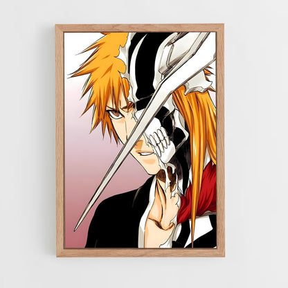 ap-ichigo kurosaki-4 cadre Bois clair