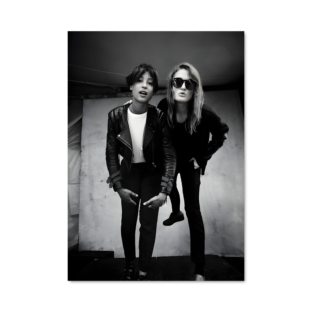 Poster Glamour en Noir et Blanc