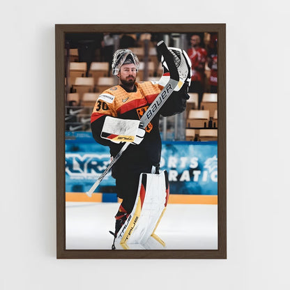 ap-iihf world championship-4 cadre Bois foncé