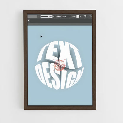 ap-illustrator-3 cadre Bois foncé