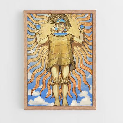 ap-inca mythology-2 cadre Bois clair