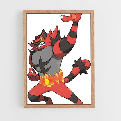 ap-incineroar-1 cadre Bois clair