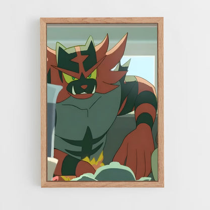 ap-incineroar-2 cadre Bois clair