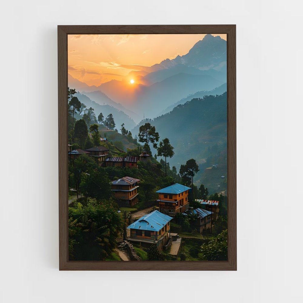 ap-india-10 cadre Bois foncé