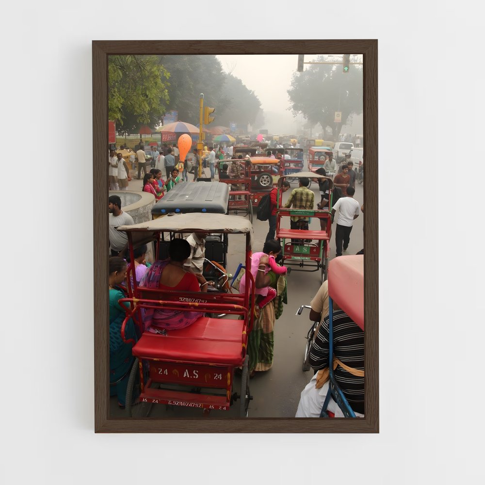ap-india-11 cadre Bois foncé