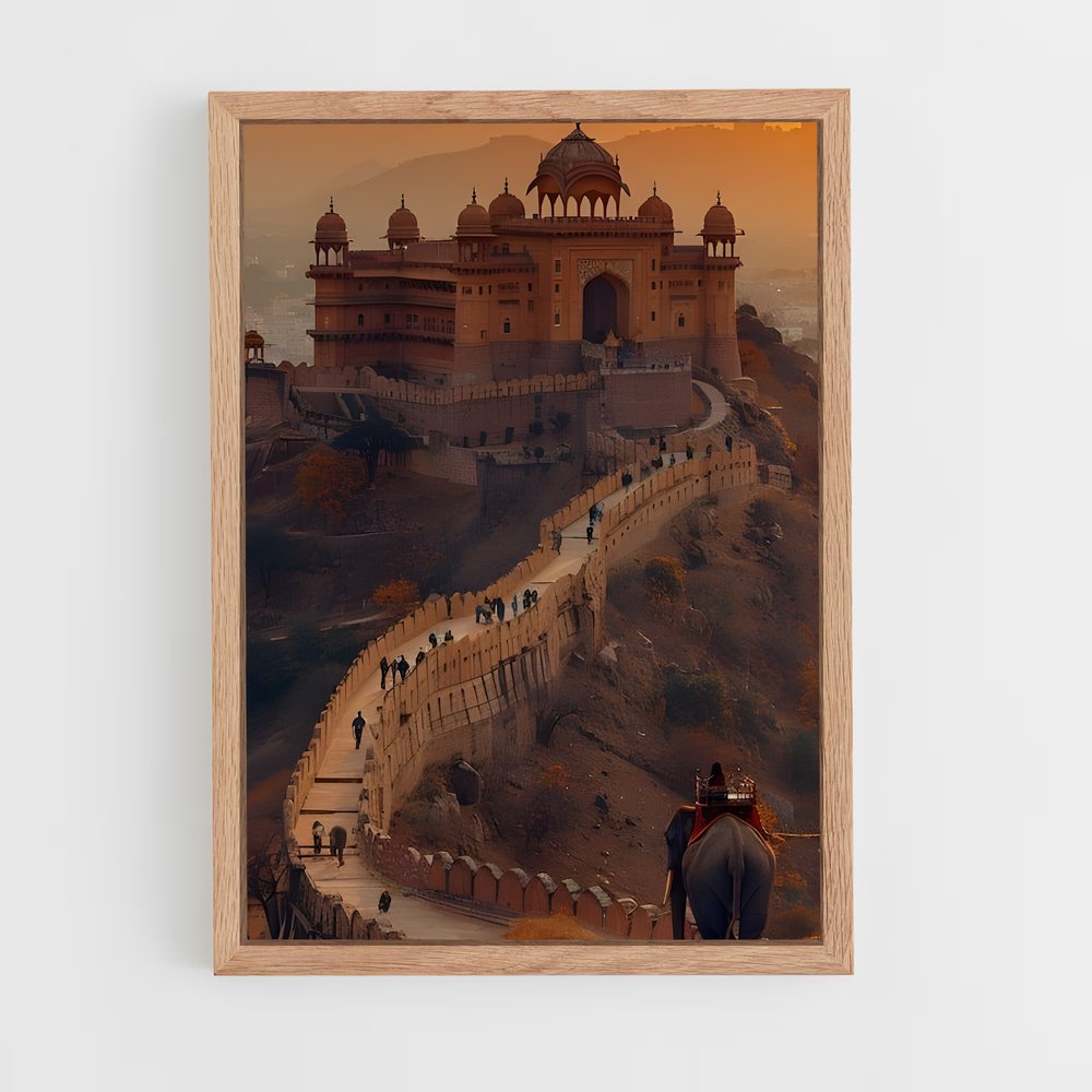 ap-india-8 cadre Bois clair