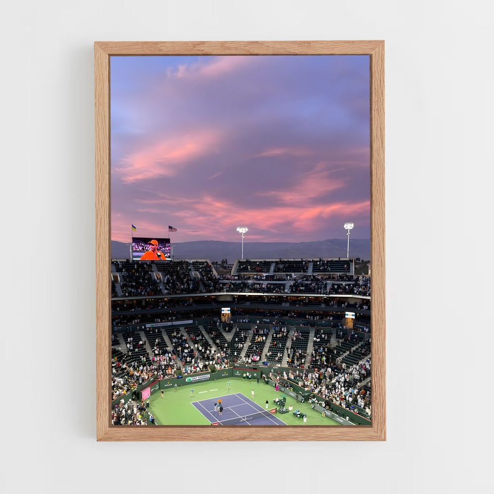 ap-indian wells tennis-4 cadre Bois clair