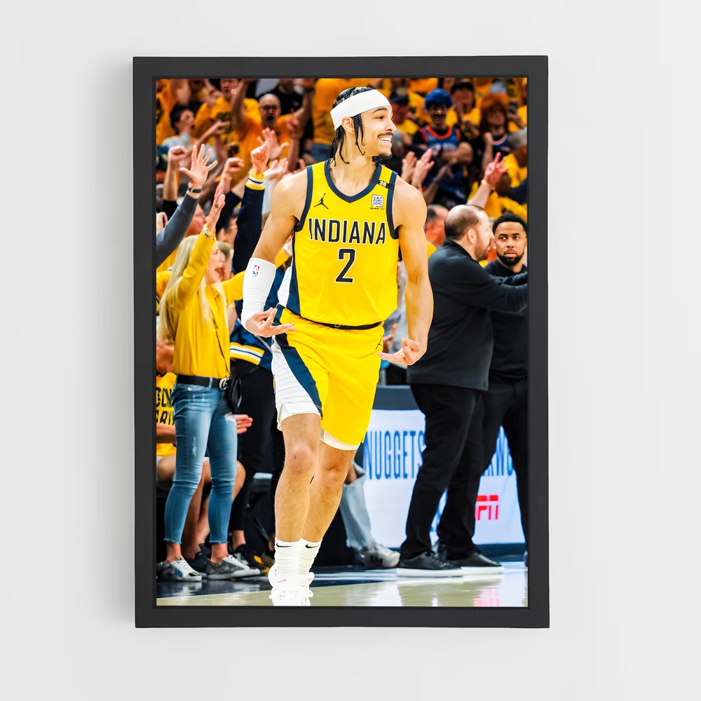 ap-indiana pacers-10 cadre Noir