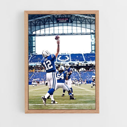 ap-indianapolis colts-2 cadre Bois clair