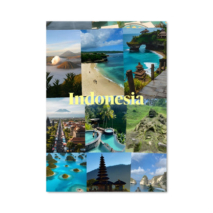 Poster Voyage en Indonésie
